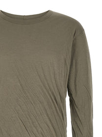 Rick Owens Jumbo Double Ls Shirt Grey