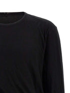 Rick Owens Jumbo Double Ls Shirt Black, view 3