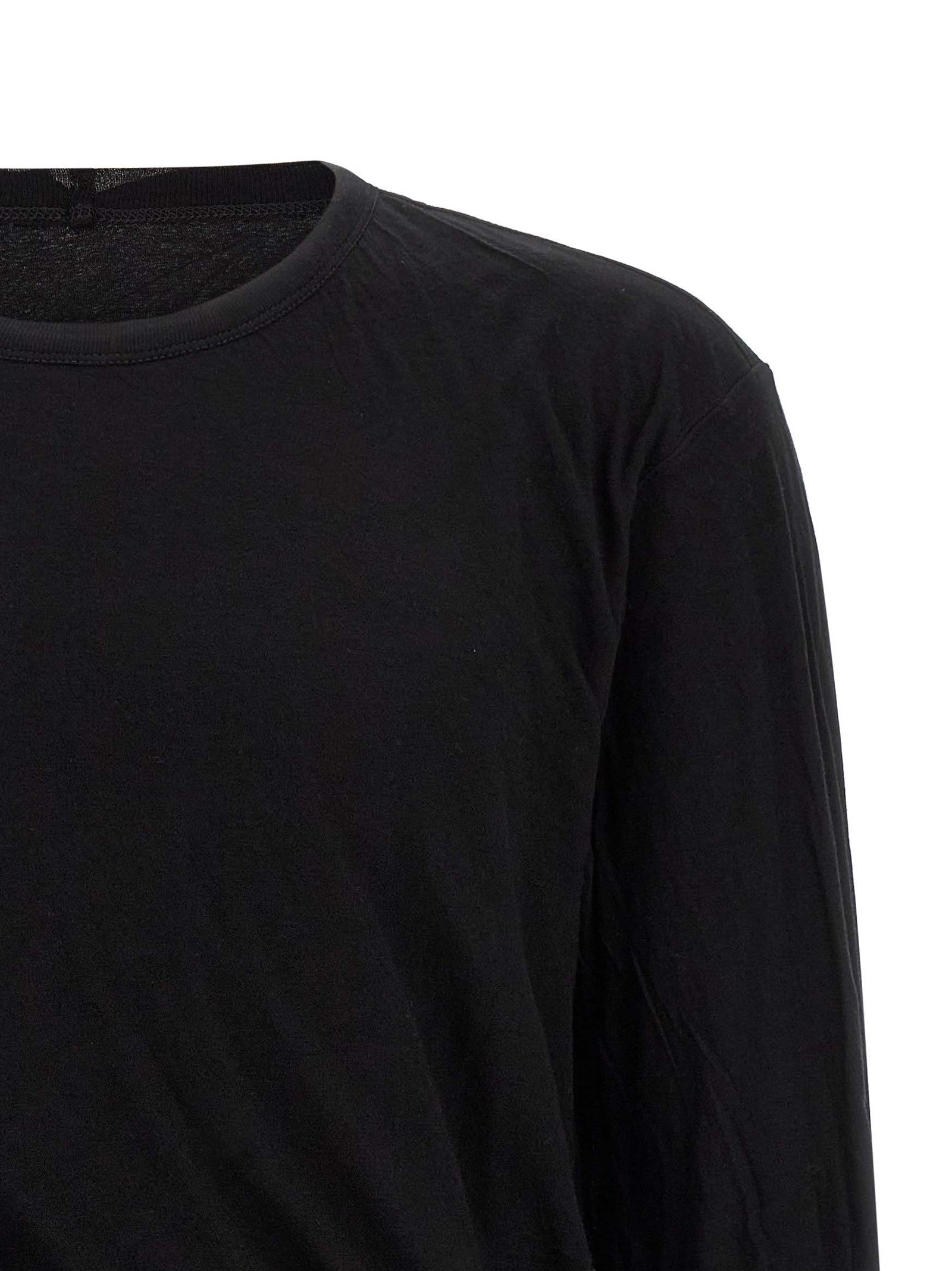 Rick Owens Jumbo Double Ls Shirt Black