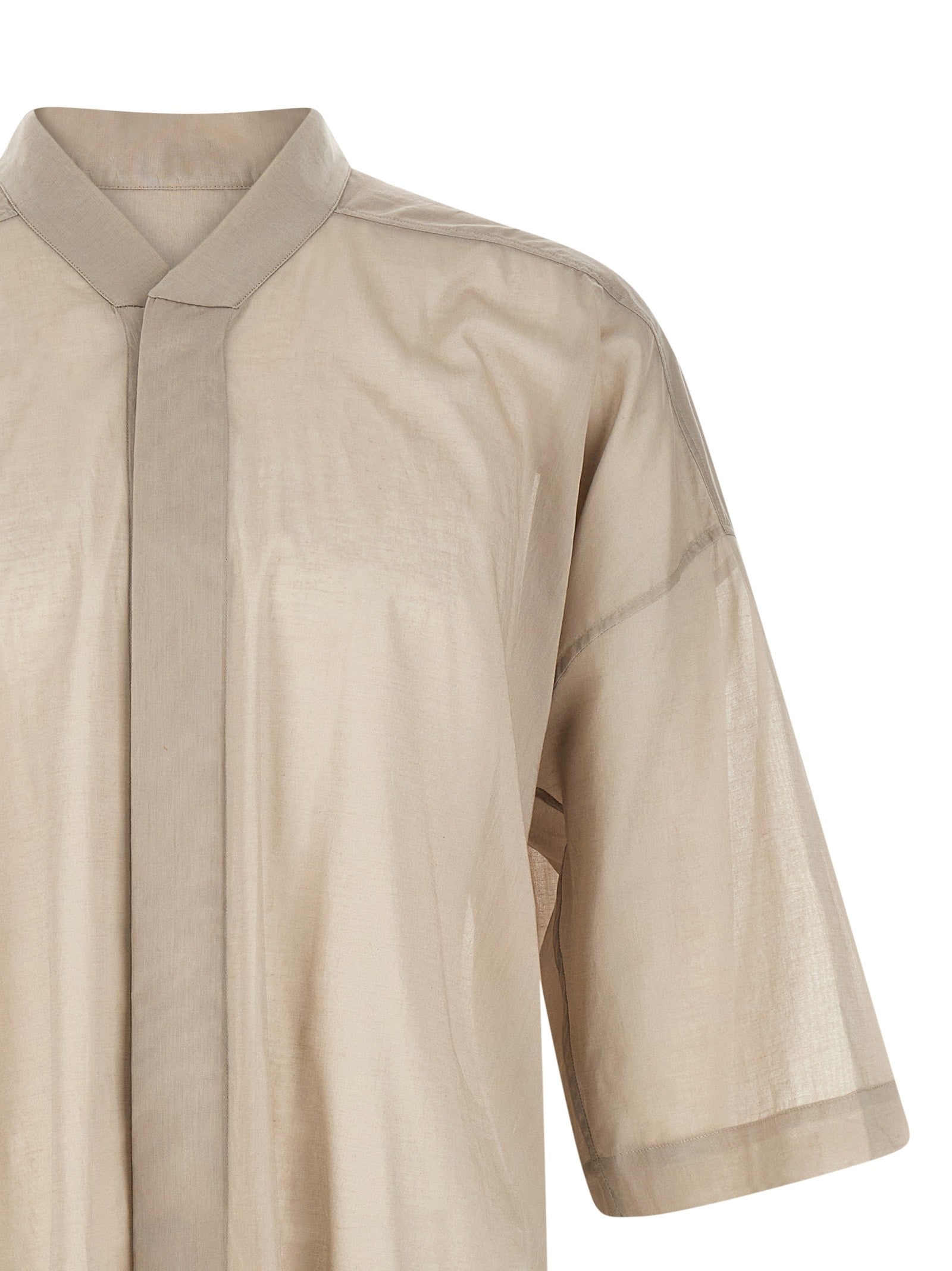 Rick Owens Jumbo Faun Shirt Grey