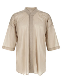 Rick Owens Jumbo Faun Shirt Grey