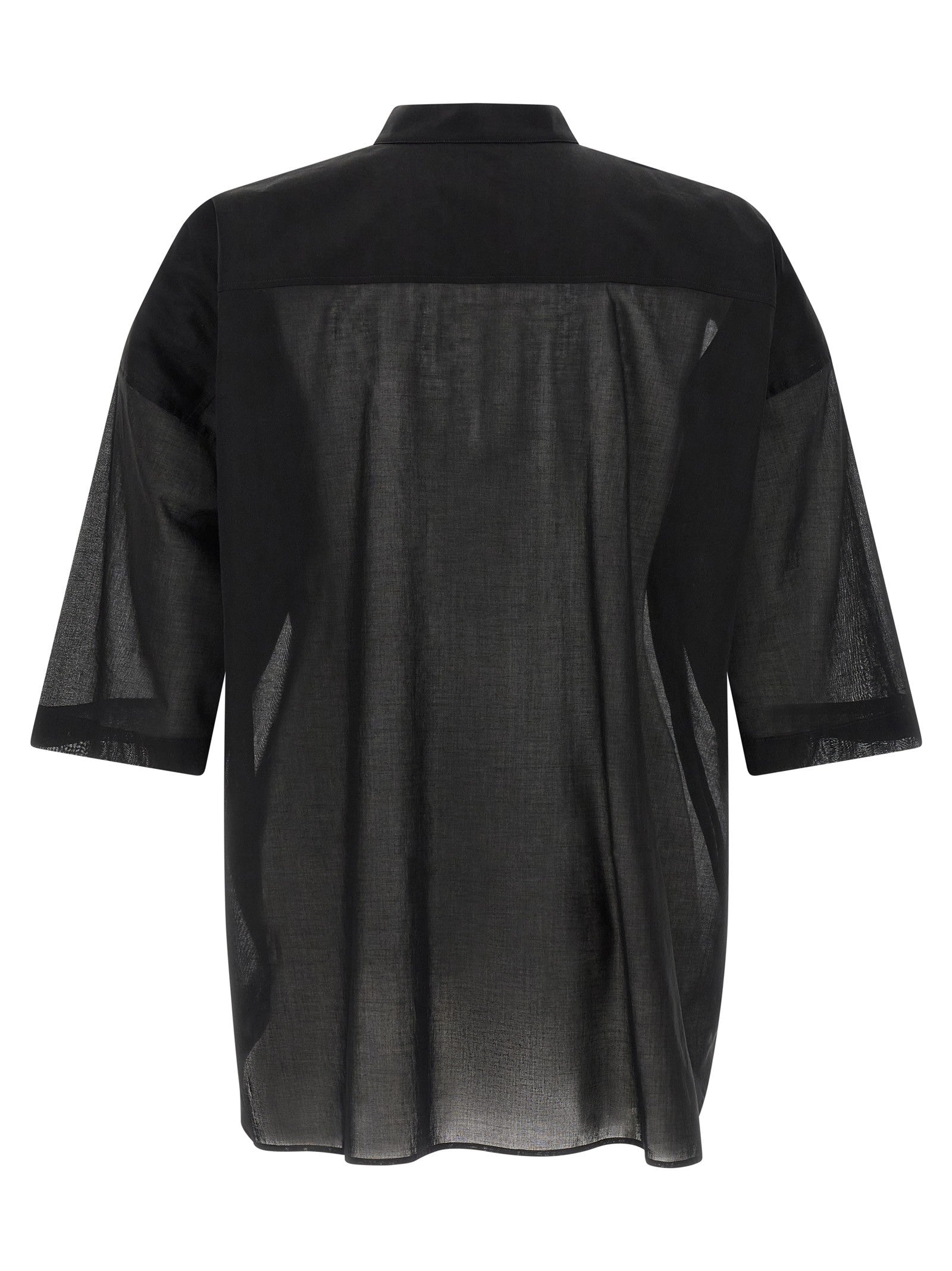 Rick Owens Jumbo Faun Shirt Black