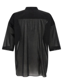 Rick Owens Jumbo Faun Shirt Black