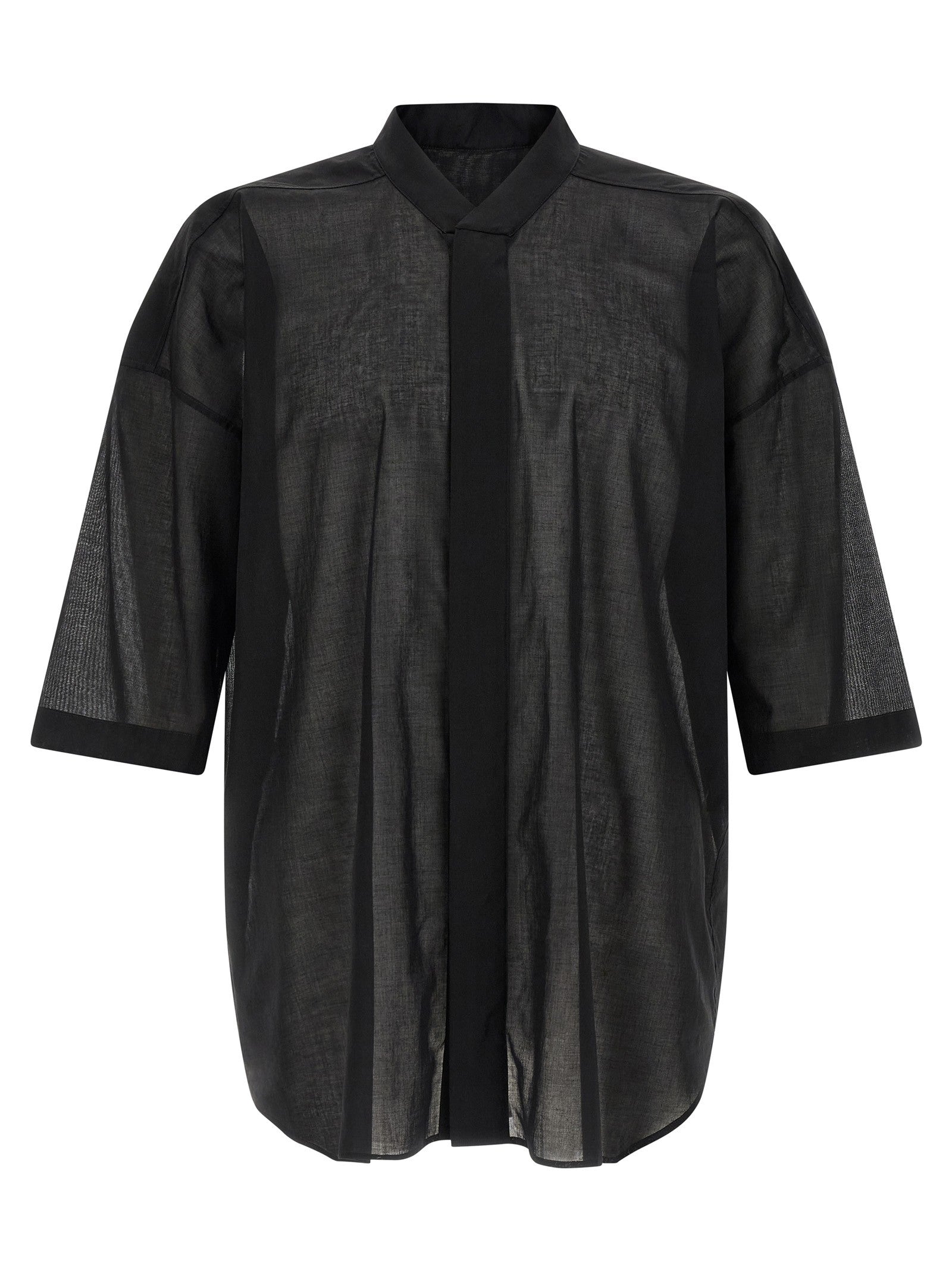 Rick Owens Jumbo Faun Shirt Black