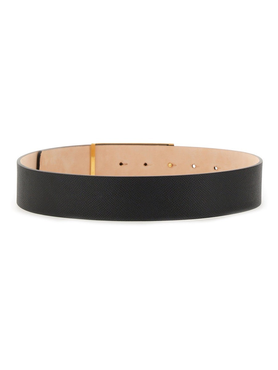 Victoria Beckham Women's Jumbo Frame Belt Black