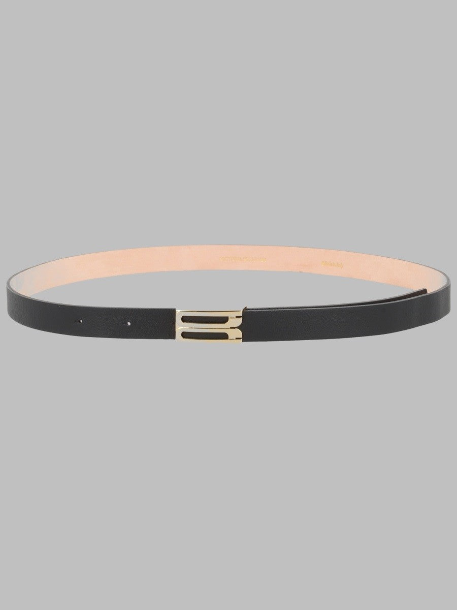 Victoria Beckham Women's Jumbo Frame Belt Black