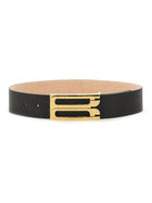 Victoria Beckham Women's Jumbo Frame Belt Black
