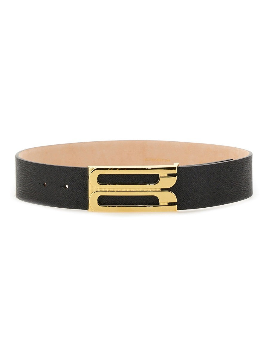 Victoria Beckham Women's Jumbo Frame Belt Black