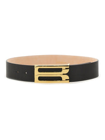 Victoria Beckham Women's Jumbo Frame Belt Black