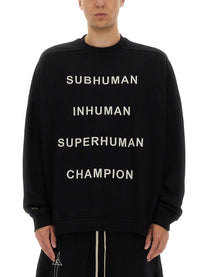 Champion X Rick Owens Men's Jumbo Sweatshirt Black