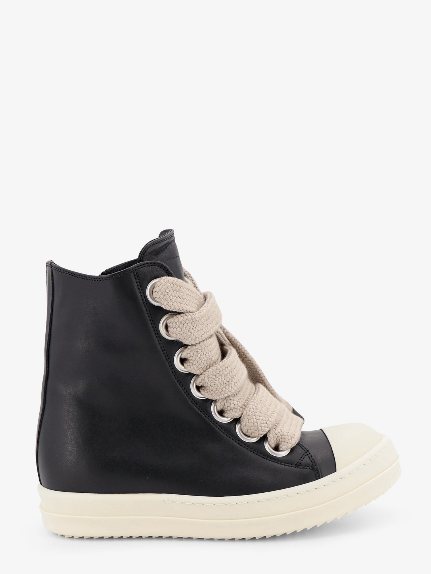 Rick Owens Women's Jumbolace Leather Sneakers Black