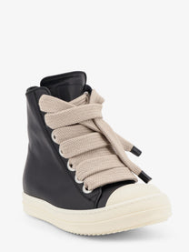 Rick Owens Women's Jumbolace Leather Sneakers Black
