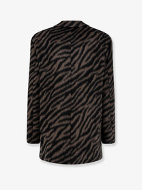 Alysi Women's Jungle Maxi Blazer Tigre