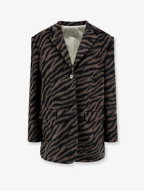 Alysi Women's Jungle Maxi Blazer Tigre