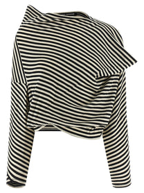 JUNYA WATANABE - JUNYA WATANABE - Striped crop sweater - Women’s Knitwear
