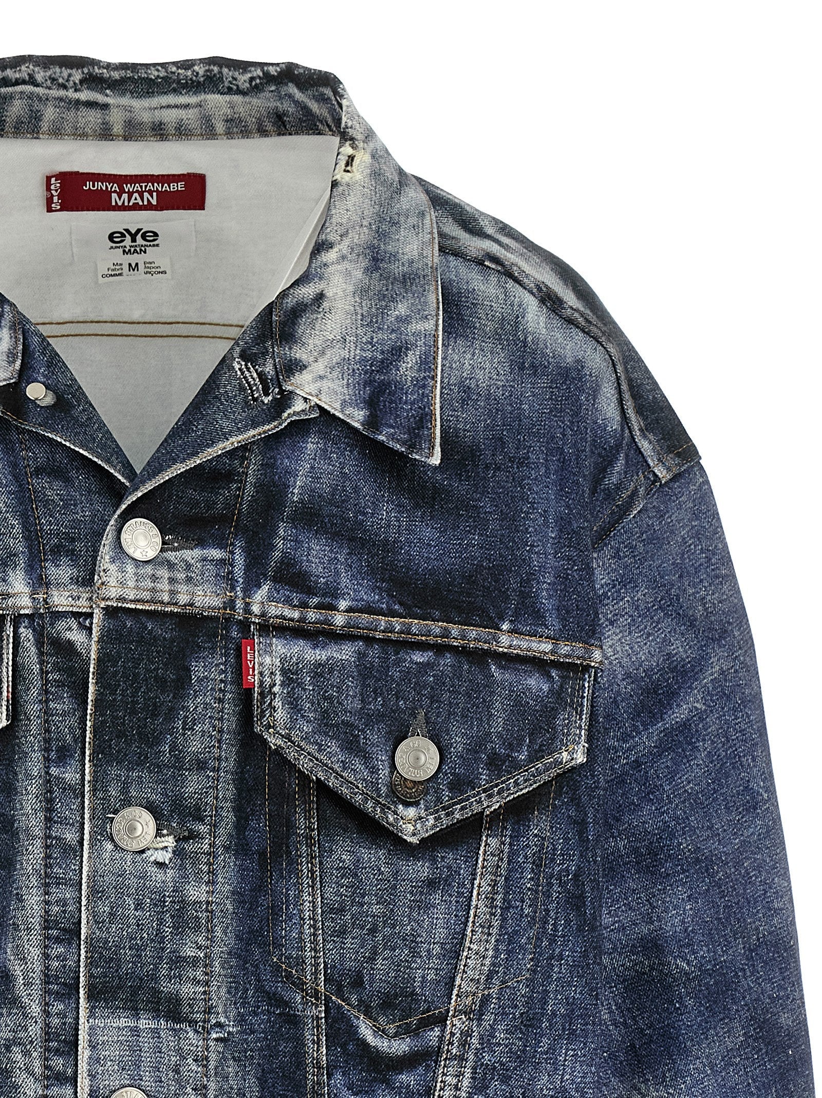 JUNYA WATANABE - JUNYA WATANABE - Junya Watanabe x Levi’s® denim effect jacket - Men’s Outerwear