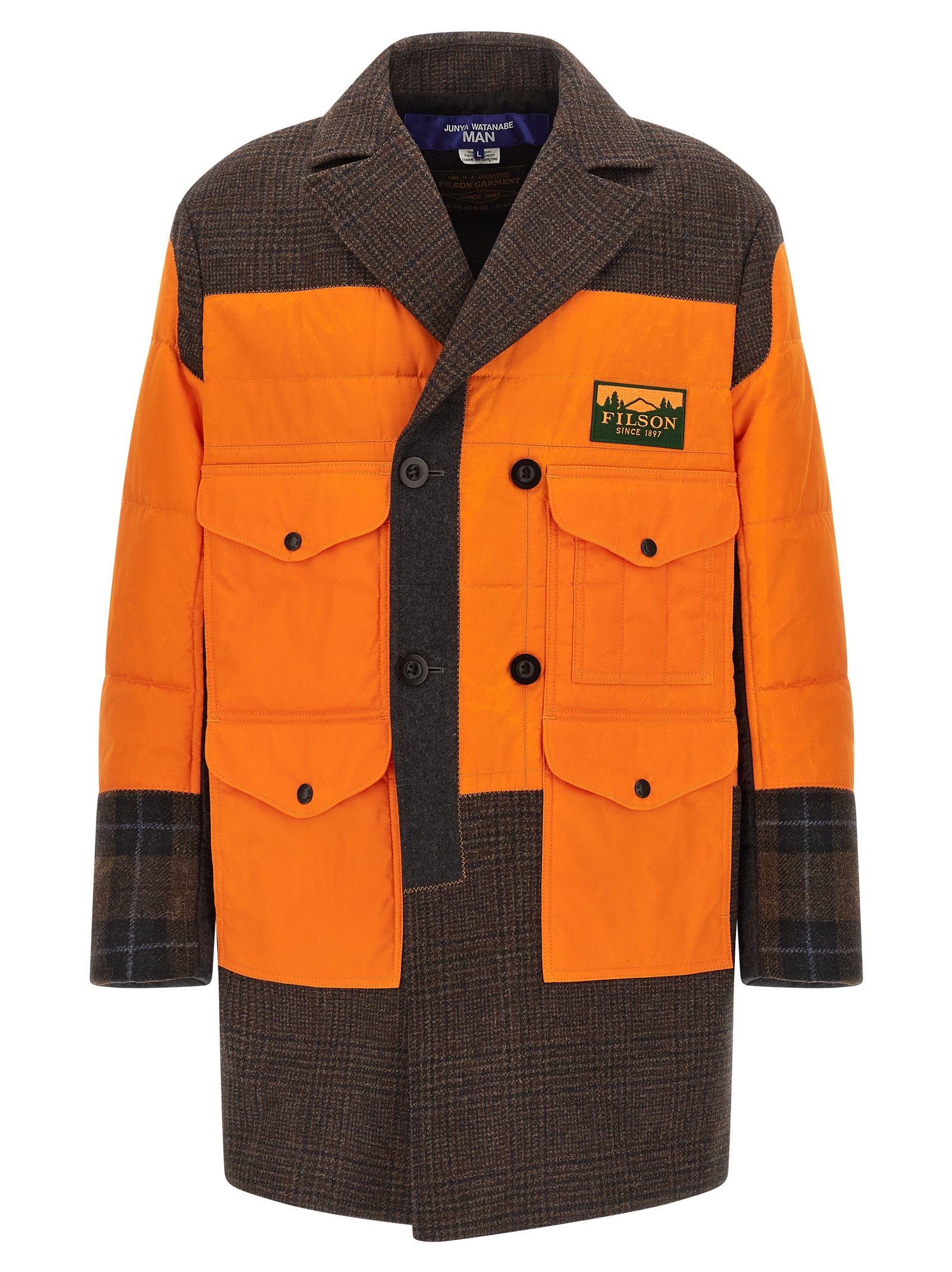 JUNYA WATANABE - JUNYA WATANABE - Filson x Junya Watanabe patchwork coat - Men’s Outerwear