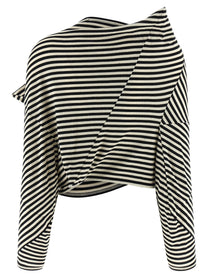 JUNYA WATANABE - JUNYA WATANABE - Striped crop sweater - Women’s Knitwear