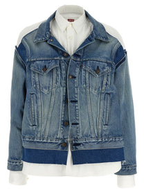 JUNYA WATANABE - JUNYA WATANABE - Junya Watanabe x Levi’s® shirt denim jacket - Women’s Outerwear