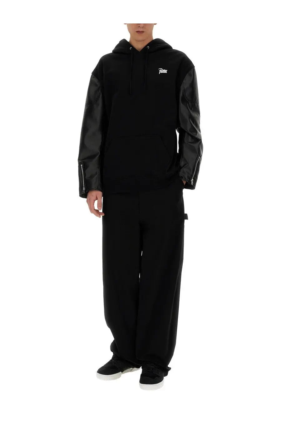 Junya Watanabe Man Men's Junya Watanabe Man Flap Sweatshirt Black, view 2