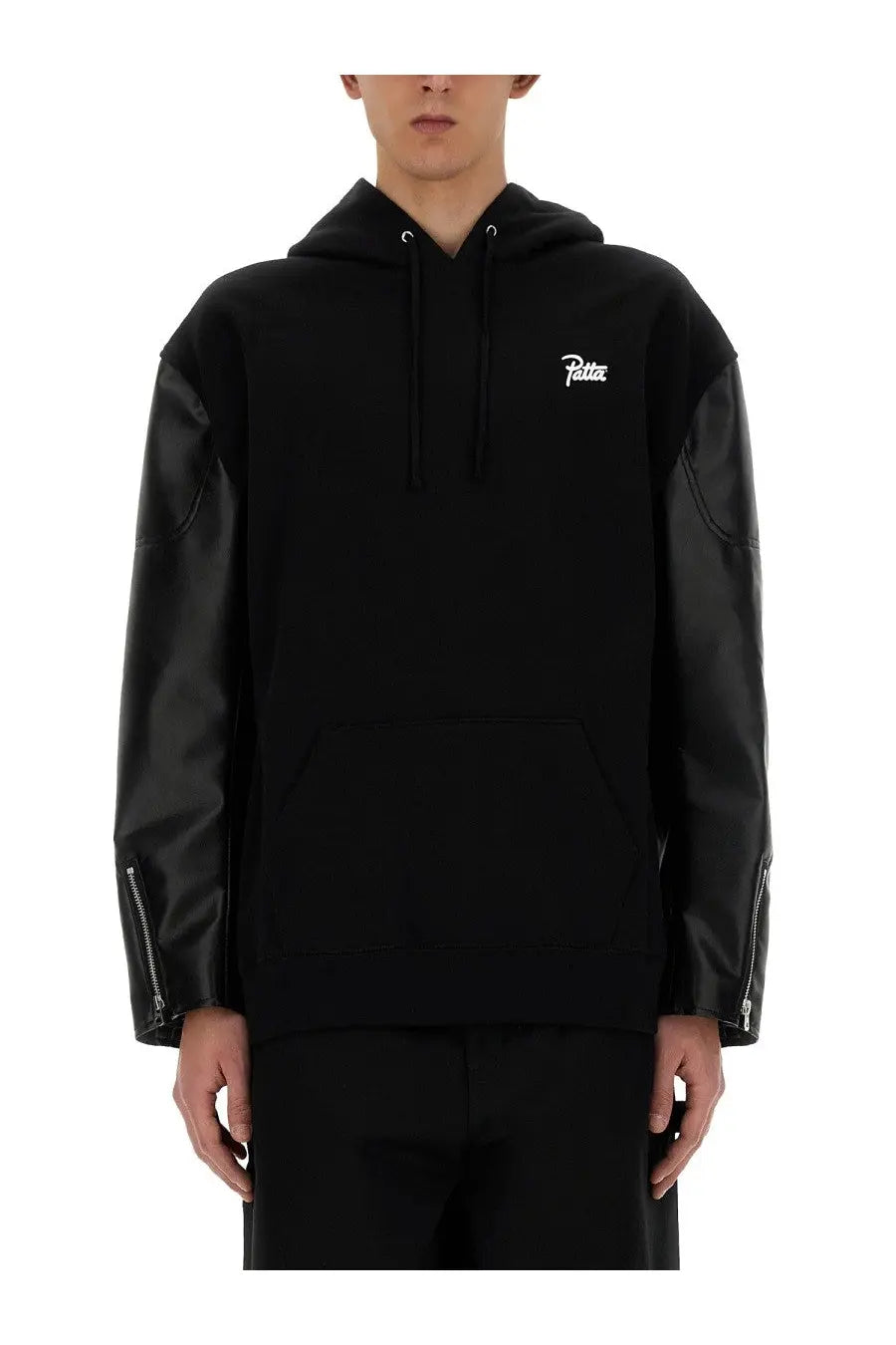 Junya Watanabe Man Men's Junya Watanabe Man Flap Sweatshirt Black