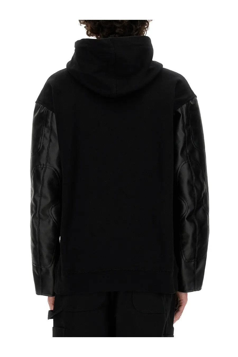 Junya Watanabe Man Men's Junya Watanabe Man Flap Sweatshirt Black, view 3