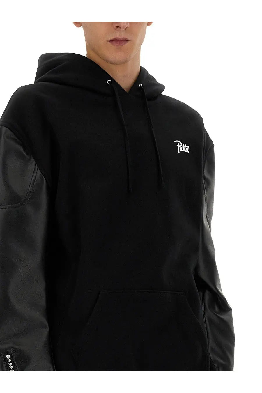 Junya Watanabe Man Men's Junya Watanabe Man Flap Sweatshirt Black, view 4