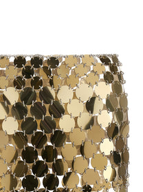Rabanne Jupe Skirt Gold
