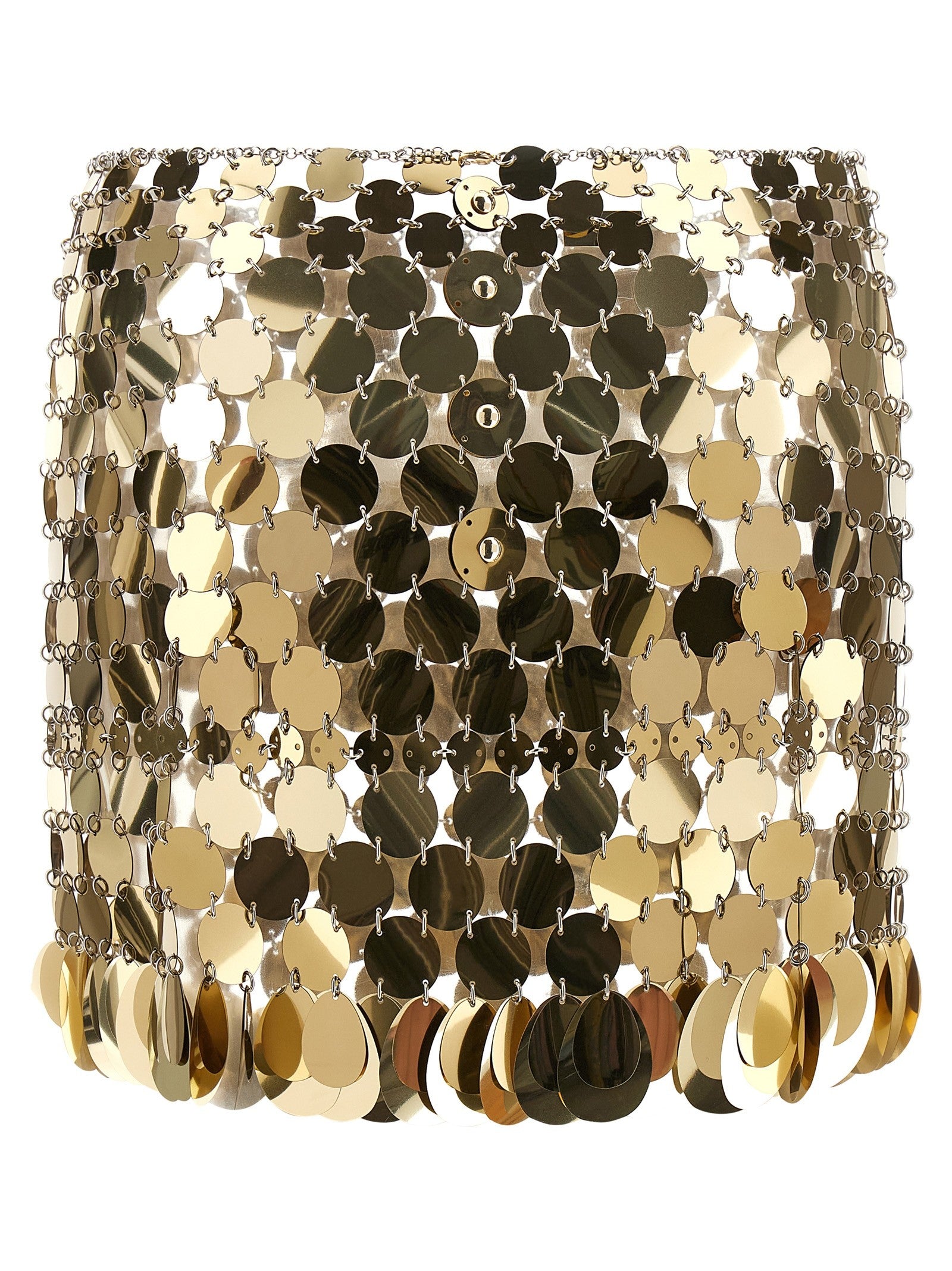Rabanne Jupe Skirt Gold
