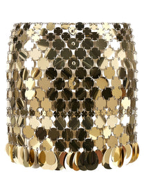 Rabanne Jupe Skirt Gold