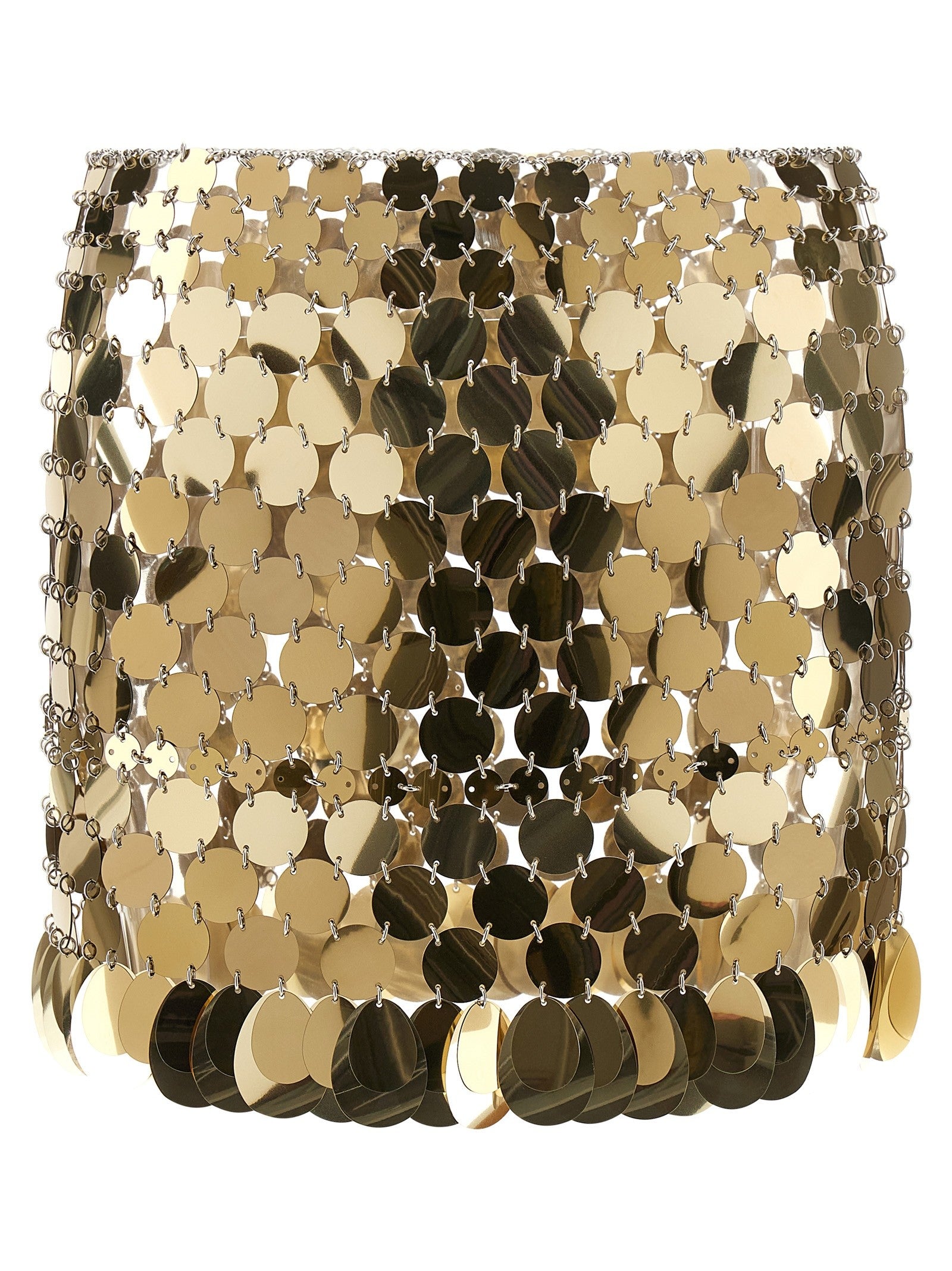 Rabanne Jupe Skirt Gold