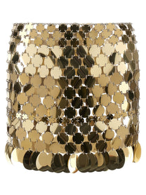 Rabanne Jupe Skirt Gold