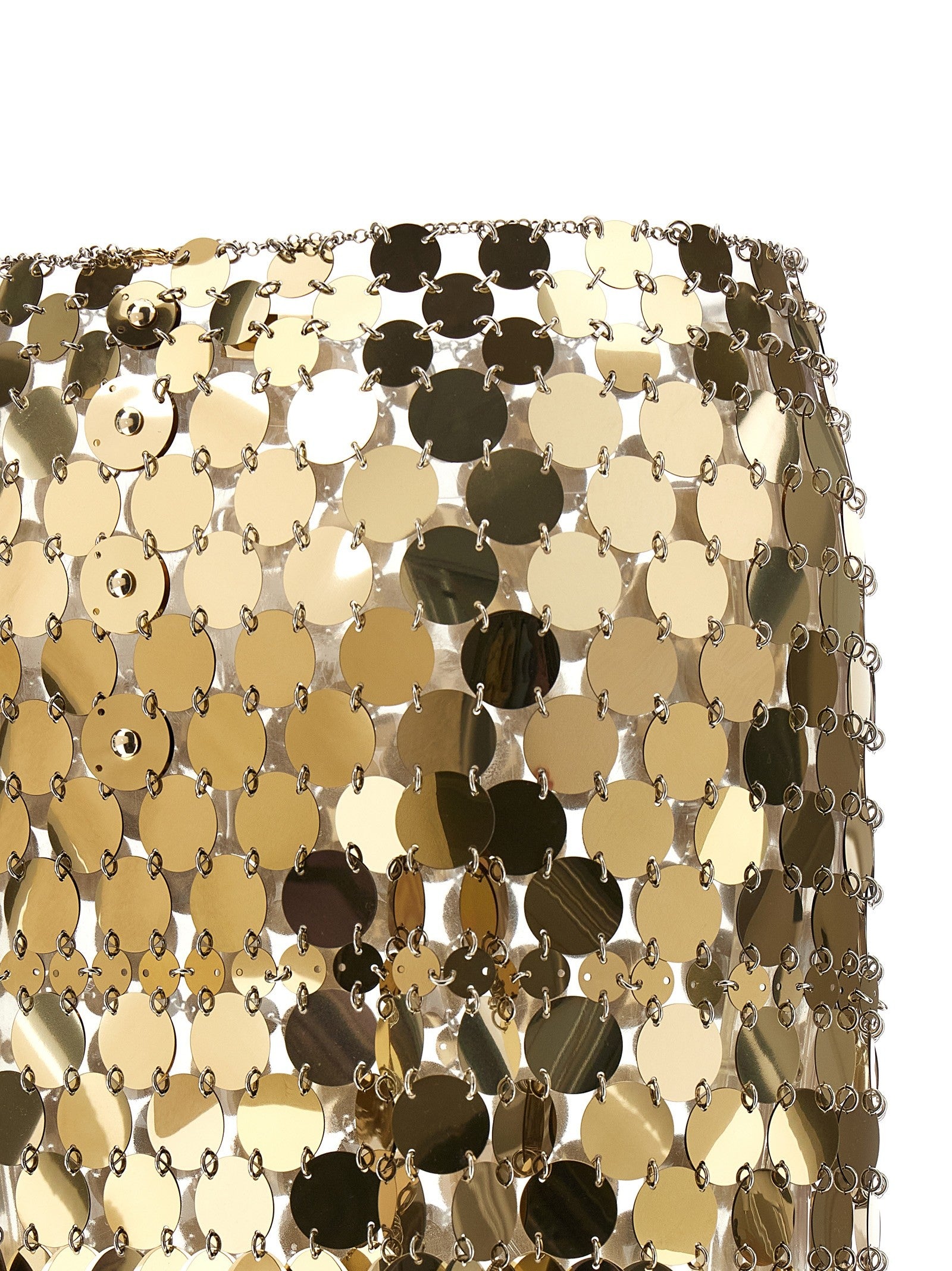 Rabanne Jupe Skirt Gold