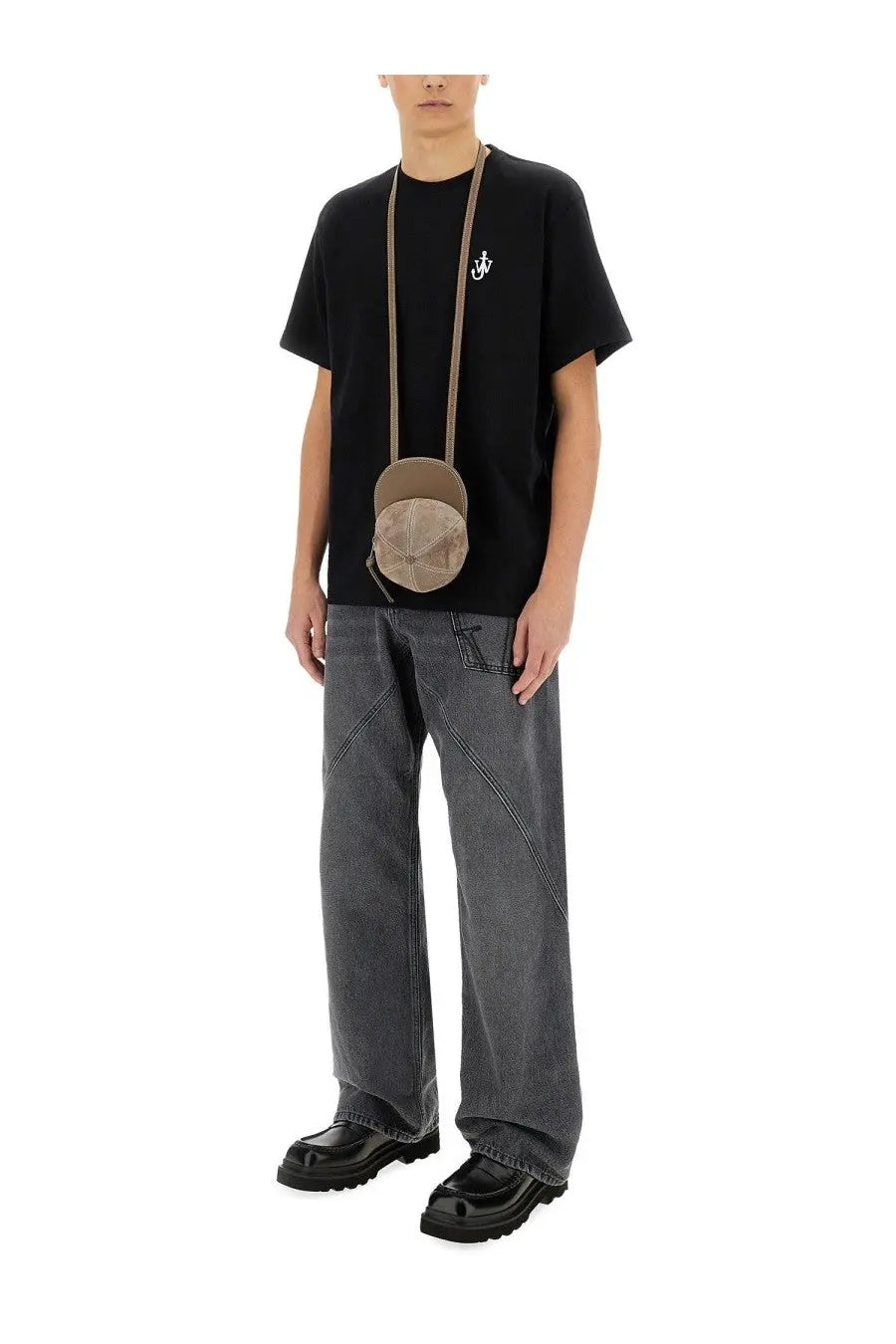 JW Anderson Men's Anchor Shirt Black, view 2