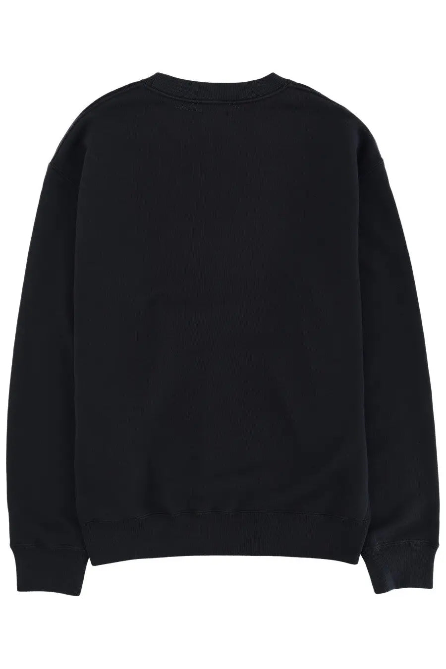 Jw anderson men’s anonymous lovers black crewneck sweatshirt with ribbed cuffs and hem in cotton blend