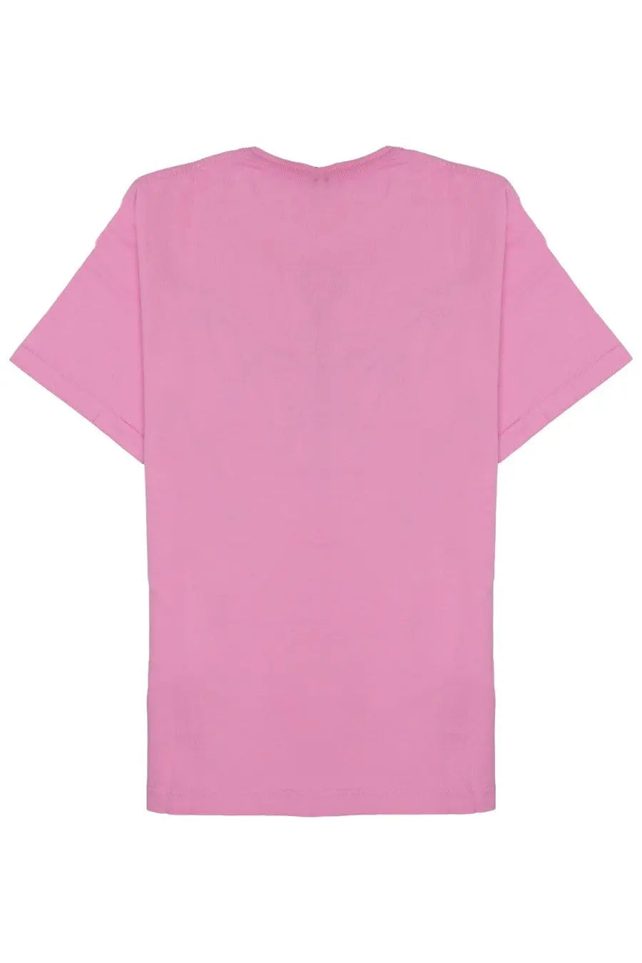 Jw anderson men’s soft pink cotton t-shirt with crew neck and short sleeves in plain design