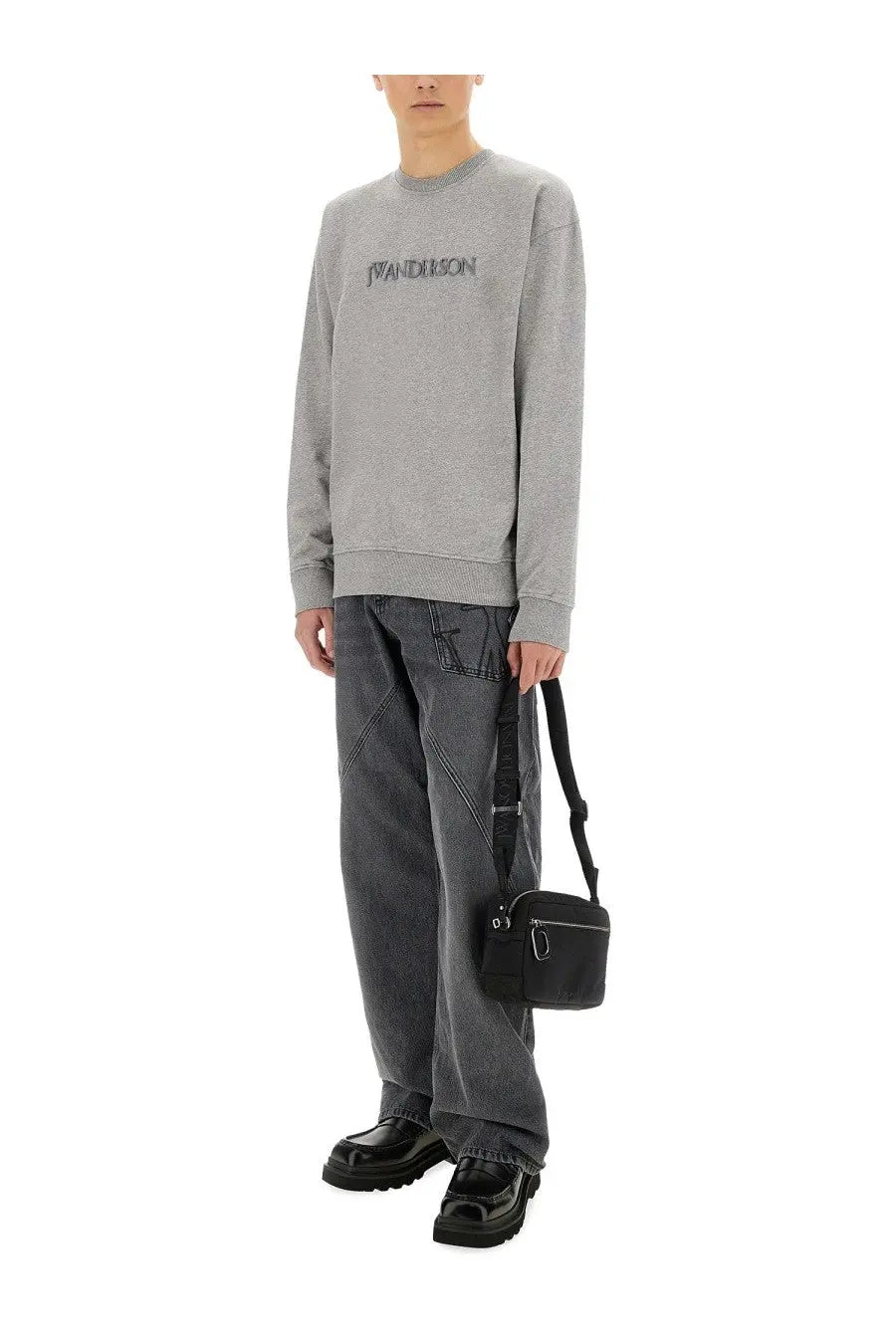 JW Anderson Men's Sweatshirt Grey, view 2
