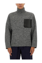 JW Anderson Men's Turtleneck Shirt Grey