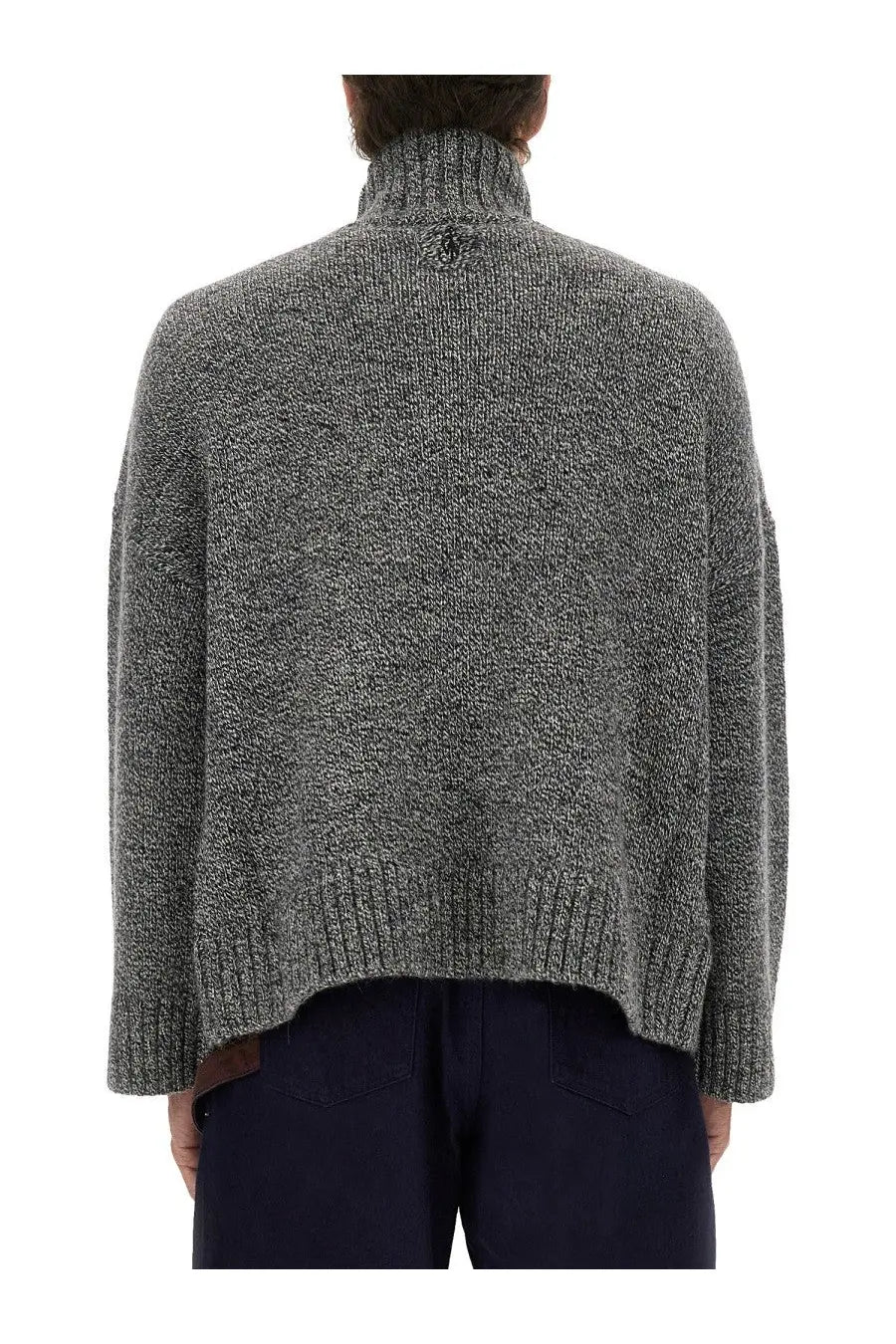 JW Anderson Men's Turtleneck Shirt Grey, view 3