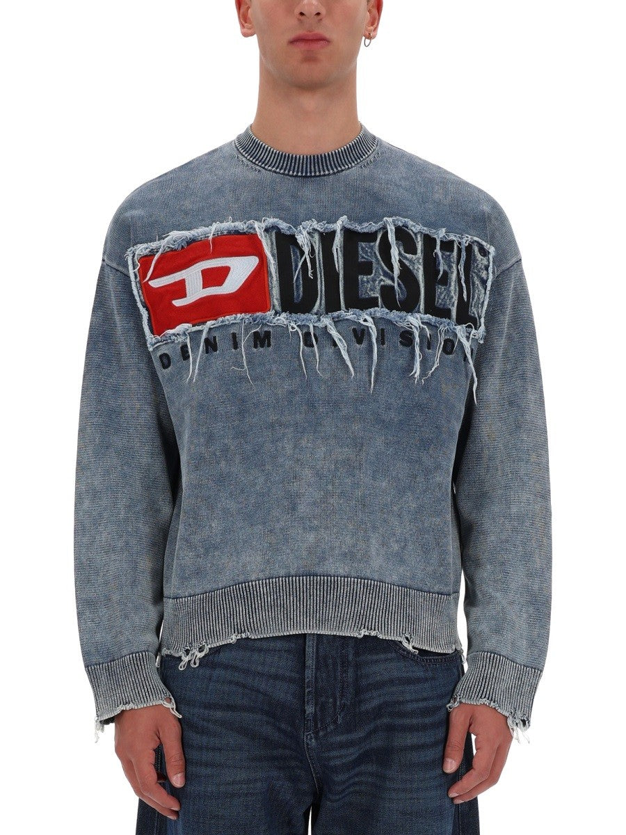 Diesel Men's Fronzi Jersey Blue Diesel