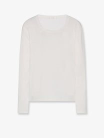 The Row Women's Kalto Cotton Jersey Shirt White