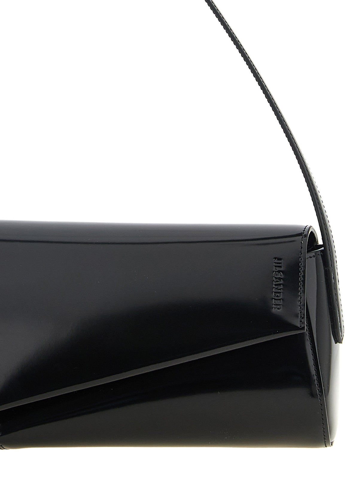 Jil Sander Kante Shoulder Bag Black