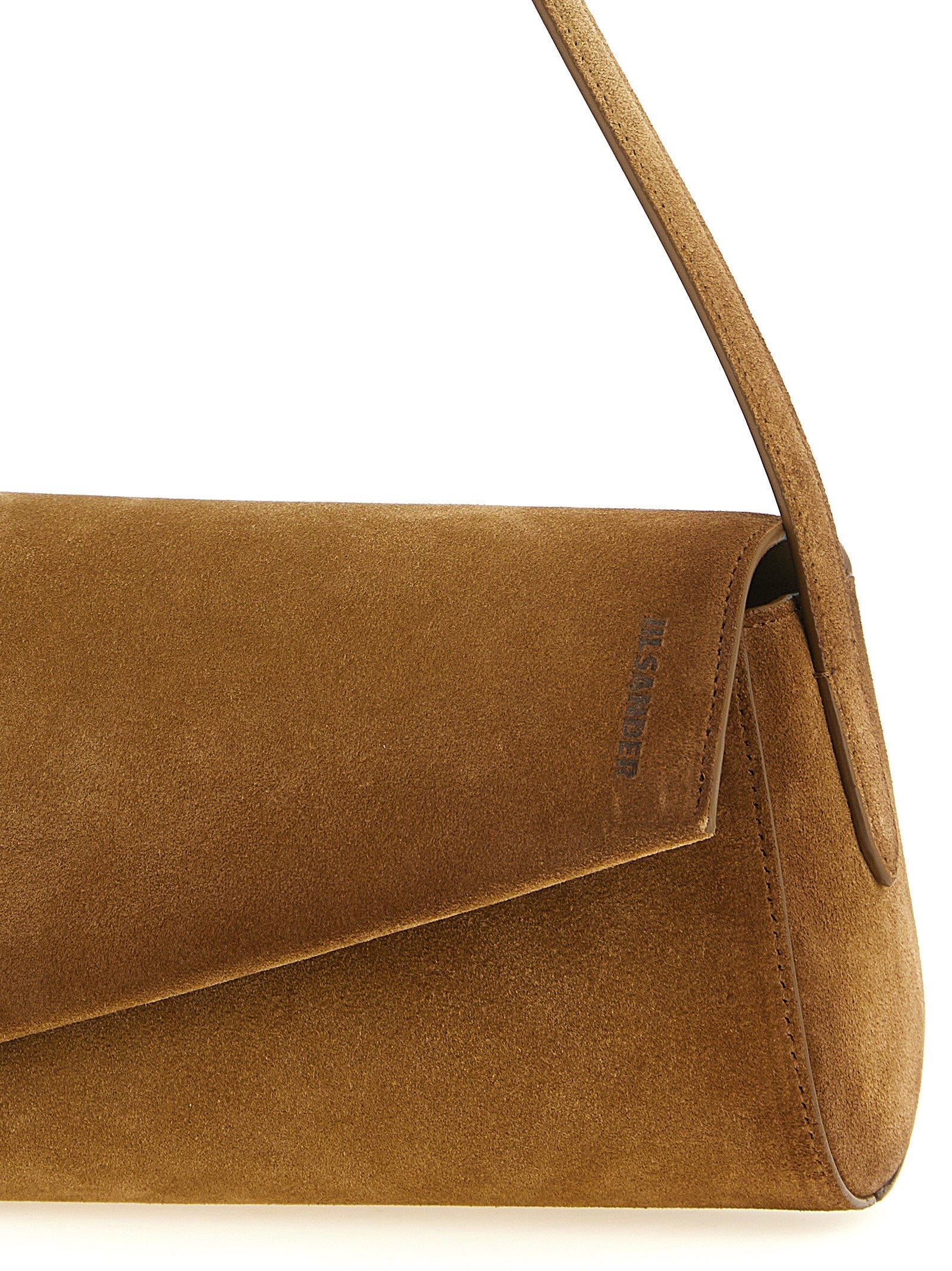 Jil Sander Kante Shoulder Bag Brown