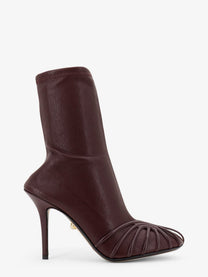 Alevi` Women's Karen Leather Boots Red