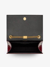 Saint Laurent Women's Kate Patent Leather Crossbody Bag Red