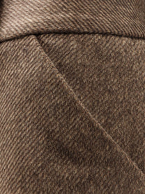 The Frankie Shop Women's Kate Wool Blend Shorts Brown