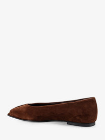 Alohas Women's Katia Suede Ballerinas Brown