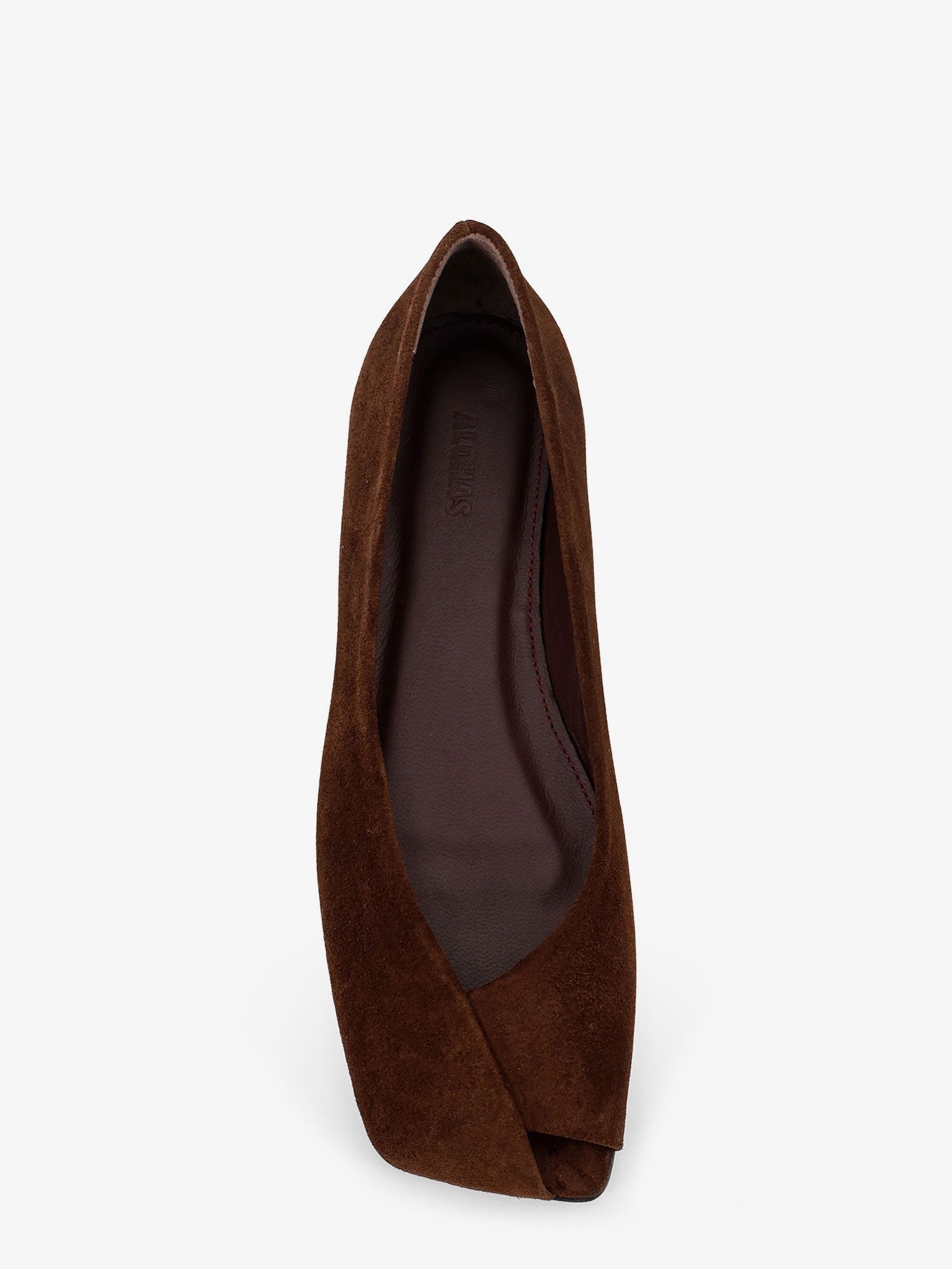 Alohas Women's Katia Suede Ballerinas Brown