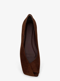 Alohas Women's Katia Suede Ballerinas Brown