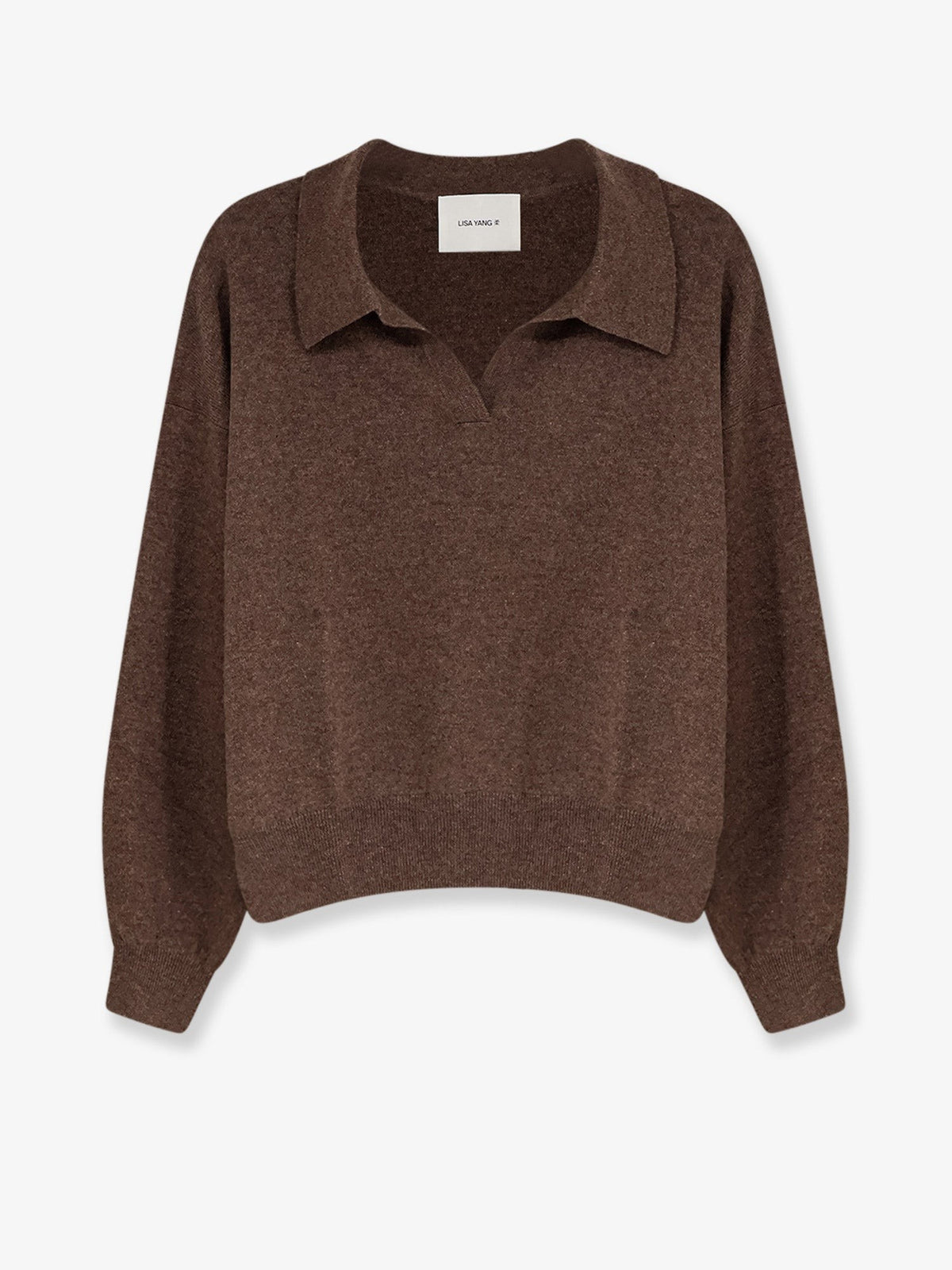Lisa Yang Women's Katriel Cashmere Sweater Brown